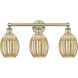 Edison Preston 3 Light 24.25 inch Antique Brass Bath Vanity Light Wall Light in Mercury