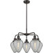 Geneseo 5 Light 24 inch Oil Rubbed Bronze Chandelier Ceiling Light