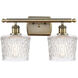 Ballston Niagra LED 16 inch Antique Brass Bath Vanity Light Wall Light, Ballston