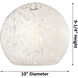 Ballston White Mouchette 3 Light 21.75 inch Matte Black Flush Mount Ceiling Light