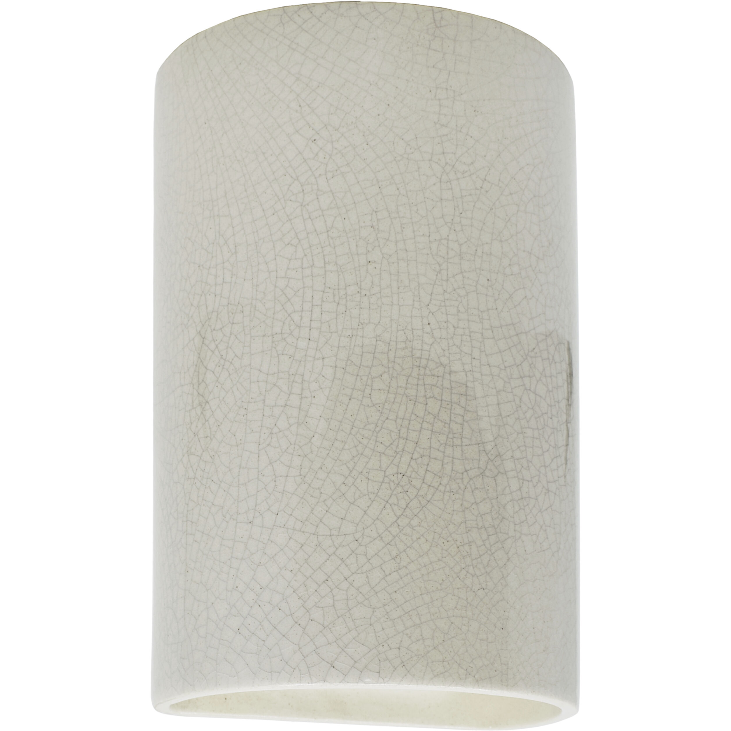 Ambiance Wall Sconce Wall Light in White Crackle, Incandescent, Small