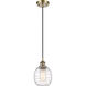 Ballston Belfast 1 Light 6 inch Antique Brass Mini Pendant Ceiling Light