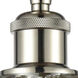 Fenton 1 Light 6.5 inch Polished Nickel Semi-Flush Mount Ceiling Light in Mercury Glass
