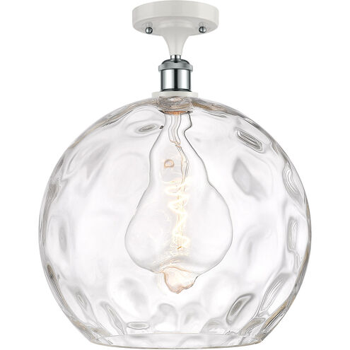 Ballston Athens Water Glass 1 Light 13.75 inch Semi-Flush Mount