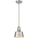 Auralume Provin LED 7 inch Brushed Satin Nickel Mini Pendant Ceiling Light