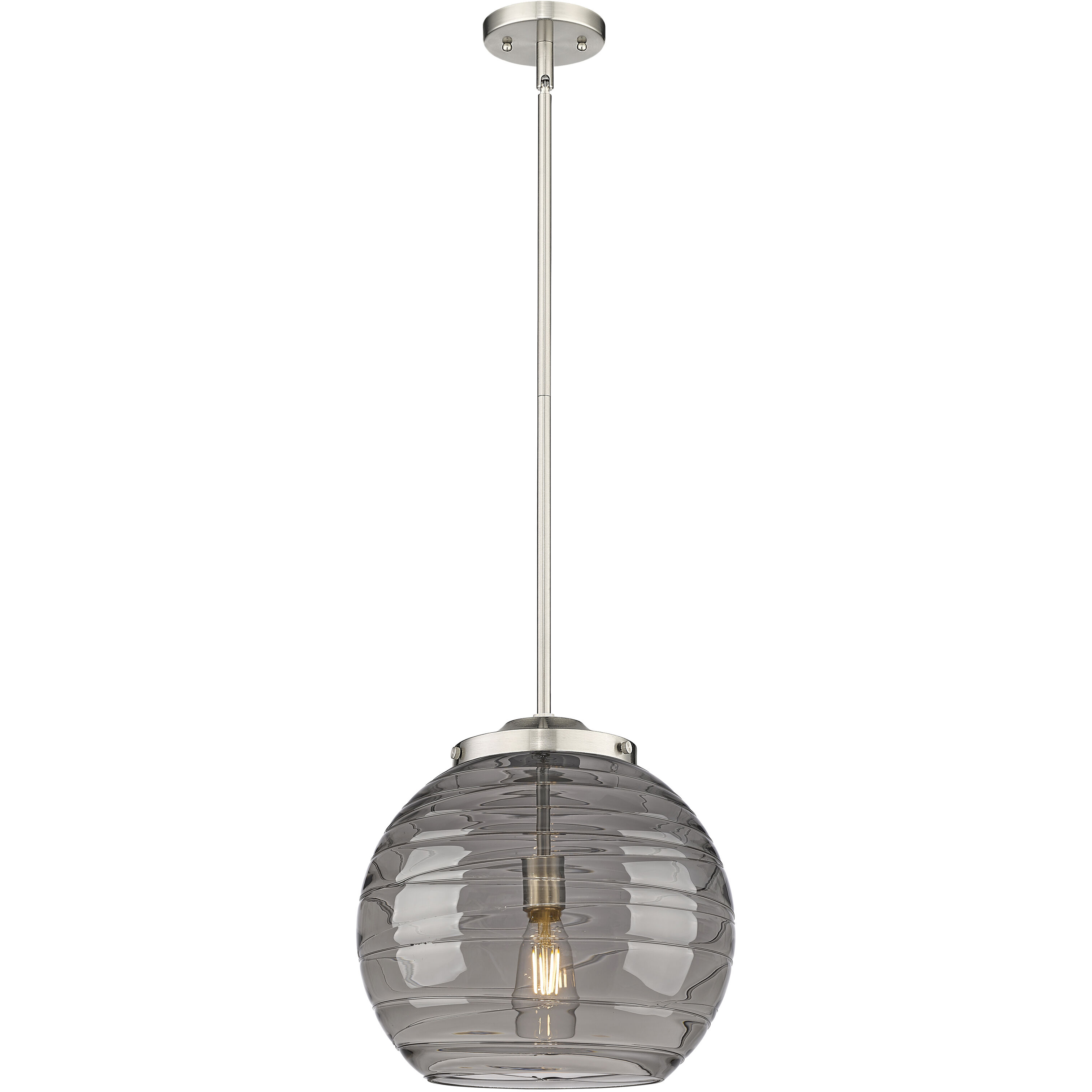 Franklin Restoration Athens Deco Swirl 1 Light 13.75 inch Pendant