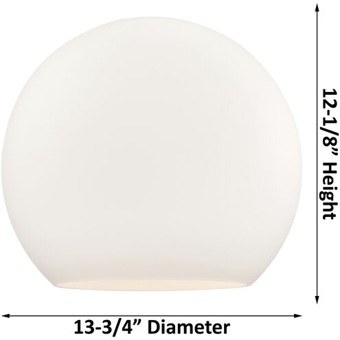 Ballston Athens LED 13.75 inch Brushed Satin Nickel Semi-Flush Mount Ceiling Light in Seedy Glass