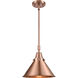 Franklin Restoration Briarcliff LED 10 inch Antique Copper Mini Pendant Ceiling Light