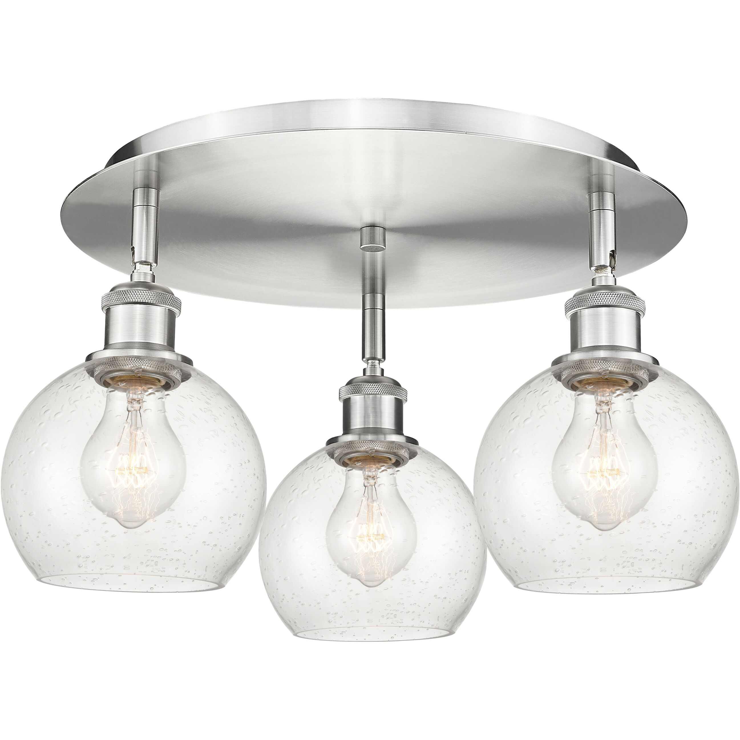 Athens 3 Light 17.75 inch Flush Mount