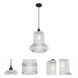 Ballston Springwater LED 12 inch Oil Rubbed Bronze Pendant Ceiling Light in Black Textured, Ballston