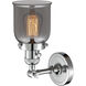 Franklin Restoration Small Bell LED 5 inch Polished Chrome Sconce Wall Light, Franklin Restoration