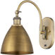 Ballston Dome LED 7.5 inch Brushed Brass Sconce Wall Light