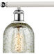 Ballston Caledonia LED 36 inch White and Polished Chrome Bath Vanity Light Wall Light in Mica Glass, Ballston