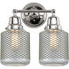 Aditi Stanton 2 Light 14 inch Polished Chrome Bath Vanity Light Wall Light, Aditi
