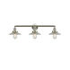 Franklin Restoration Halophane 3 Light 32.50 inch Bathroom Vanity Light