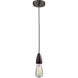 Fairchild Bare Bulb 1 Light 2 inch Oil Rubbed Bronze Mini Pendant Ceiling Light in Zebra, Fairchild