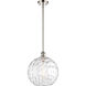 Ballston Athens Water Glass LED 12 inch Polished Nickel Mini Pendant Ceiling Light