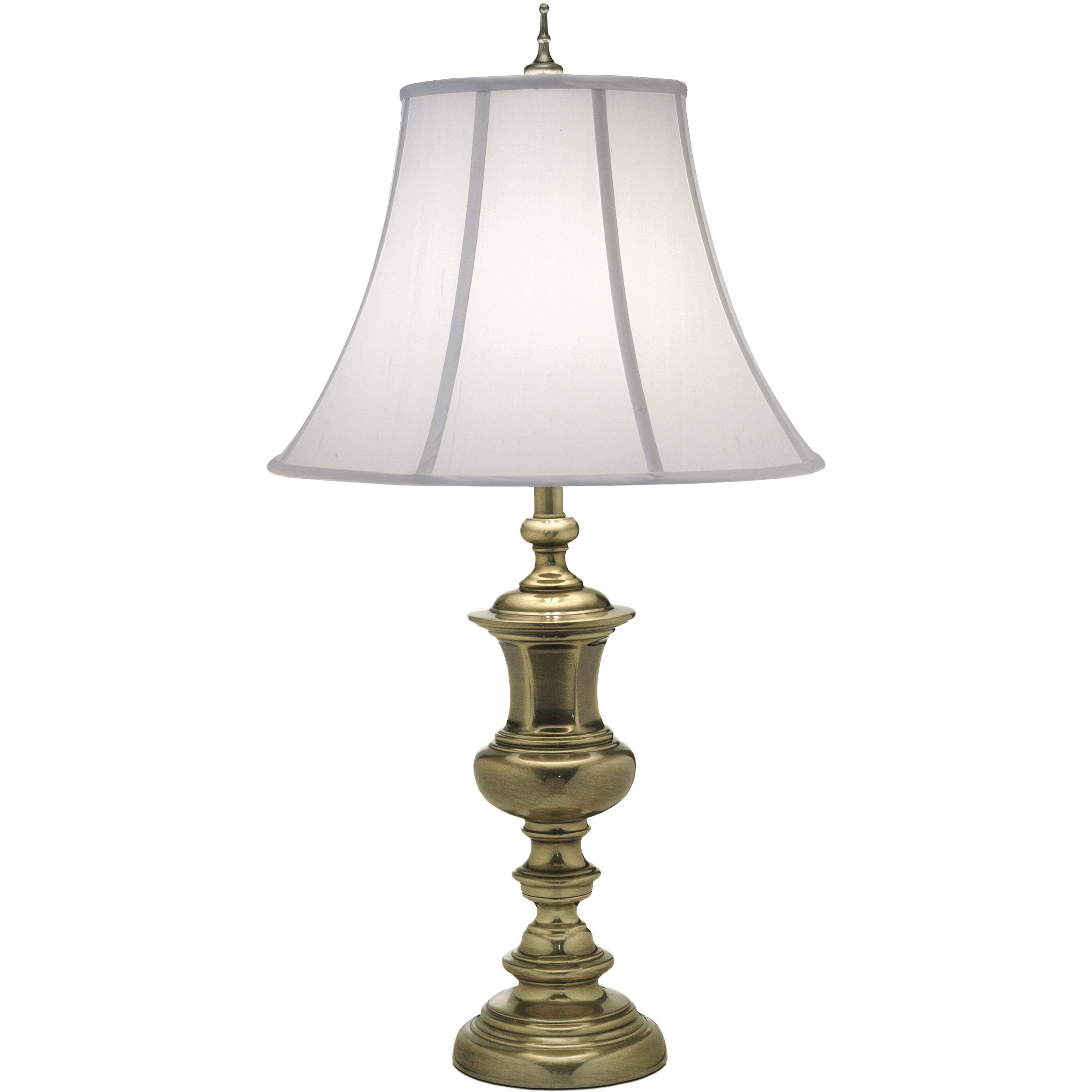 Ellie 34 inch 150 watt Burnished Brass Table Lamp Portable Light