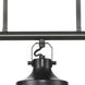 Auralume Provin 3 Light 36 inch Matte Black Island Light Ceiling Light in Incandescent