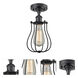Austere Barrington LED 6 inch Matte Black Flush Mount Ceiling Light