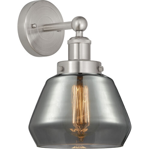 Fulton 1 Light 6.5 inch Brushed Satin Nickel Sconce Wall Light