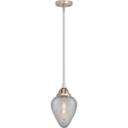 Nouveau 2 Geneseo 1 Light 7 inch Brushed Satin Nickel Mini Pendant Ceiling Light