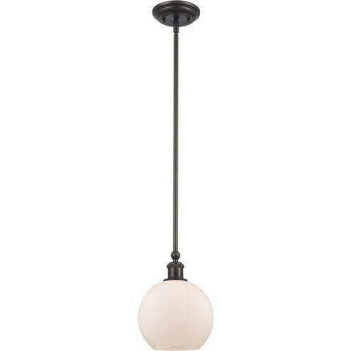 Ballston Concord LED 8 inch Matte Black Mini Pendant Ceiling Light in Matte White