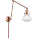 Olean 28 inch 3.50 watt Antique Copper Swing Arm Wall Light, Franklin Restoration