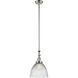 Franklin Restoration Seneca Falls LED 9.5 inch Polished Nickel Mini Pendant Ceiling Light, Franklin Restoration