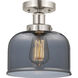 Bell 1 Light 6.50 inch Semi-Flush Mount