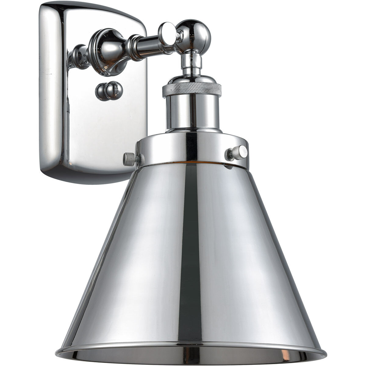 Ballston Appalachian LED 7 inch Polished Chrome Sconce Wall Light, Ballston