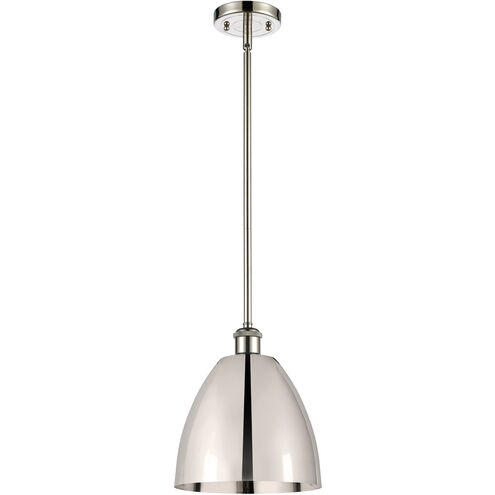 Ballston Dome 1 Light 9 inch Polished Nickel Pendant Ceiling Light