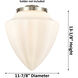 Bullet 1 Light 12 inch Polished Nickel Mini Pendant Ceiling Light in Matte White Glass