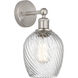 Edison Salina 1 Light 5 inch Brushed Satin Nickel Sconce Wall Light