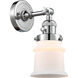 Franklin Restoration Small Canton LED 6.5 inch Polished Chrome Sconce Wall Light, Franklin Restoration
