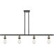 Ballston Bare Bulb LED 48 inch Black Antique Brass Island Light Ceiling Light, Ballston