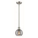 Ballston Athens Deco Swirl 1 Light 5.88 inch Brushed Satin Nickel Stem Hung Mini Pendant Ceiling Light