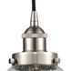 Edison Beacon 1 Light 6 inch Brushed Satin Nickel Mini Pendant Ceiling Light