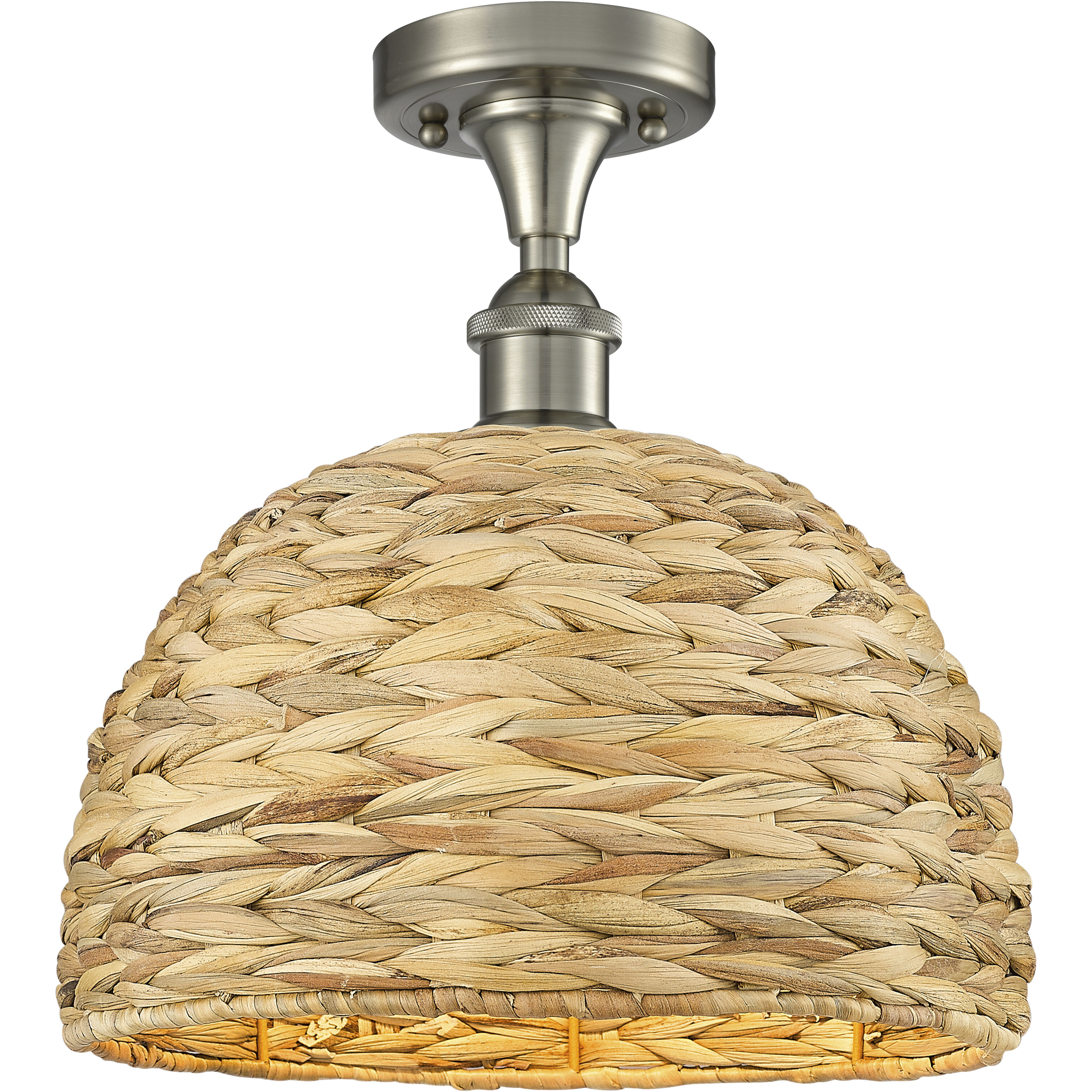 Seagrass flush mount light cheap