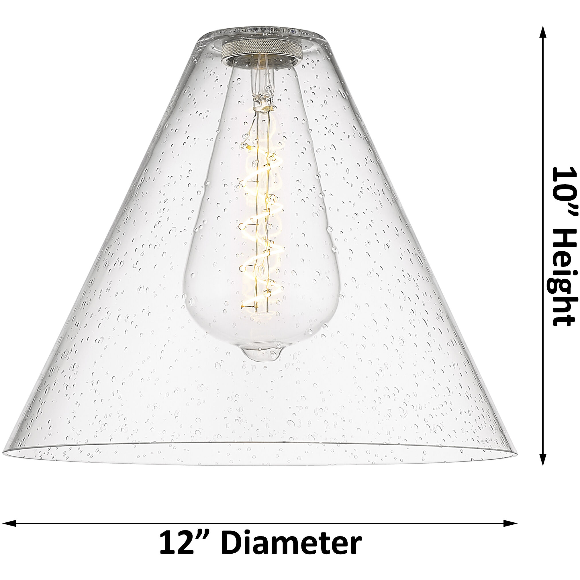 Crown Point 1 Light 12 inch Matte Black Flush Mount Ceiling Light in Clear Glass