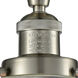 Franklin Restoration Stanton LED 6 inch Brushed Satin Nickel Semi-Flush Mount Ceiling Light, Franklin Restoration