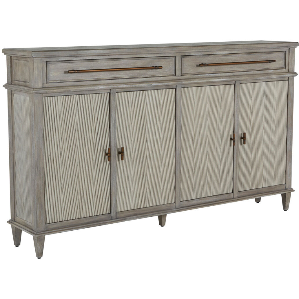 Isaac Brushed Grey / Antique Bronze / Sesame Grey Cabinet