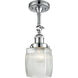 Franklin Restoration Colton LED 6 inch Polished Chrome Sconce Wall Light, Franklin Restoration