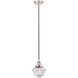 Edison Oxford 1 Light 8 inch Polished Nickel Mini Pendant Ceiling Light