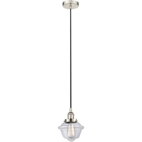 Edison Oxford 1 Light 8 inch Polished Nickel Mini Pendant Ceiling Light