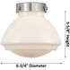 Franklin Restoration Olean 1 Light 6.75 inch Antique Copper Mini Pendant Ceiling Light in Incandescent, Seedy, Franklin Restoration