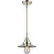 Franklin Restoration Railroad 1 Light 8 inch Polished Nickel Mini Pendant Ceiling Light