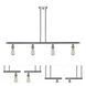 Ballston Bare Bulb 4 Light 48 inch Polished Chrome Island Light Ceiling Light, Ballston