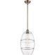 Ballston Vaz 1 Light 10 inch Antique Copper Stem Hung Mini Pendant Ceiling Light