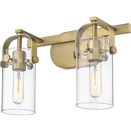 Pilaster LED 14.88 inch Brushed Brass Bath Vanity Light Wall Light